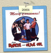 YEAR: 2001    COSTUME: Popeye (me) & Olive Oyl (Steven)<P>IMAGE USED: Popeye cartoon